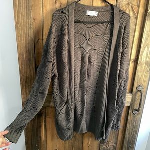 Brown Maurices cardigan